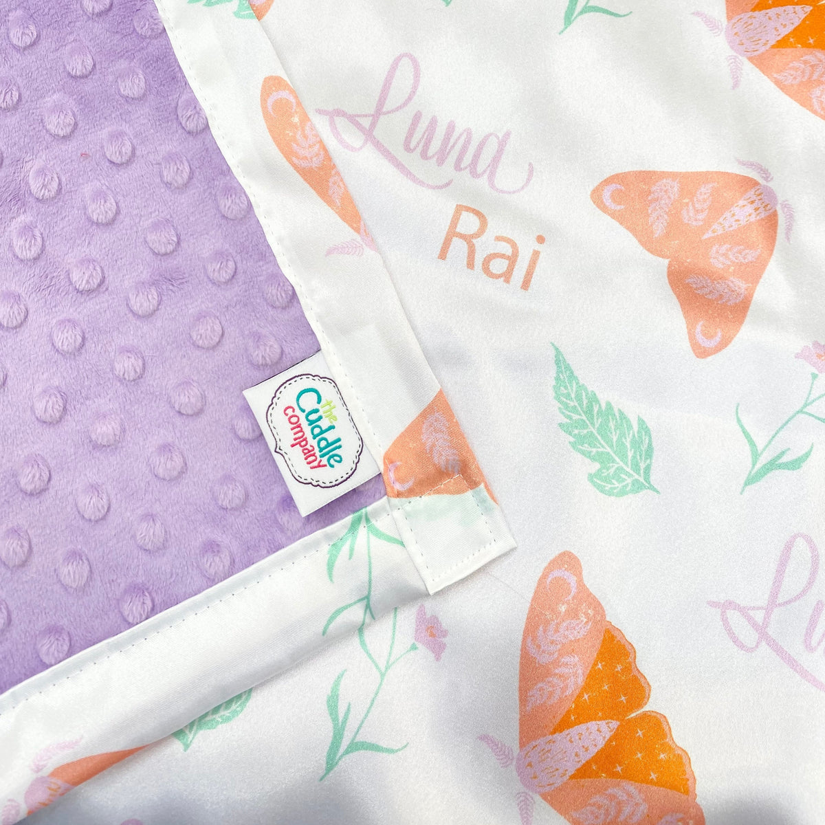 Luna Moth Satin Lovey The Cuddle Company