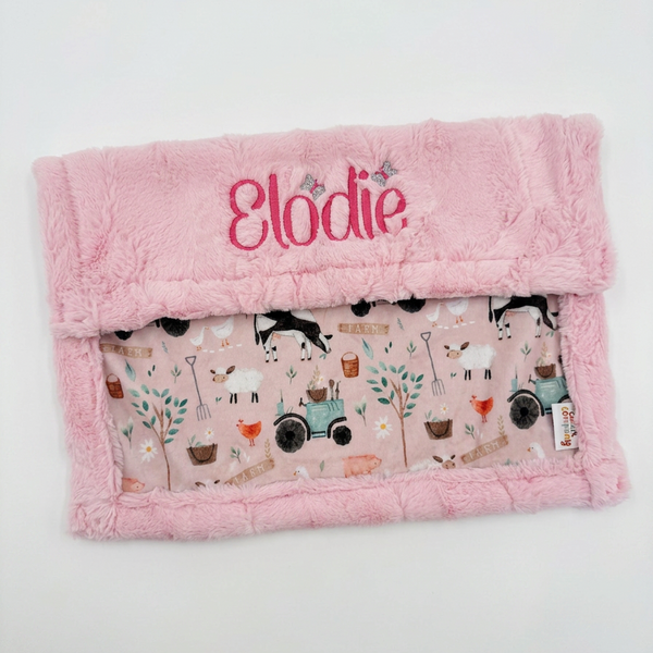 Little Farmer Pink Blanket