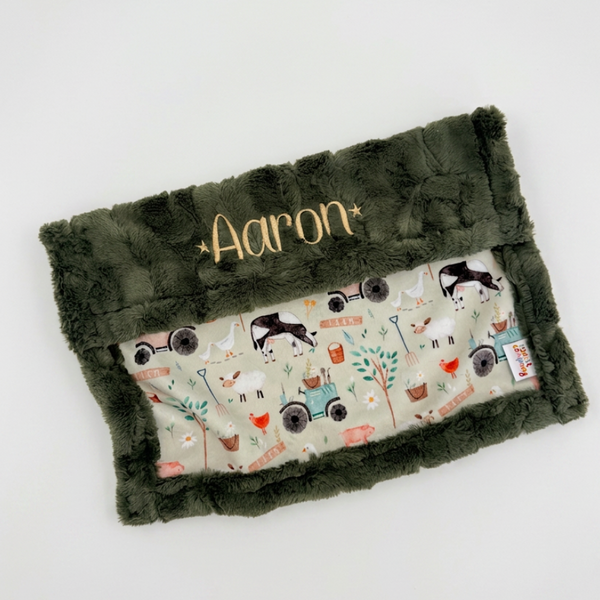 Little Farmer Grey Blanket