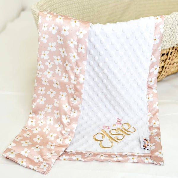 Ditsy Satin Lovey - The Cuddle Company