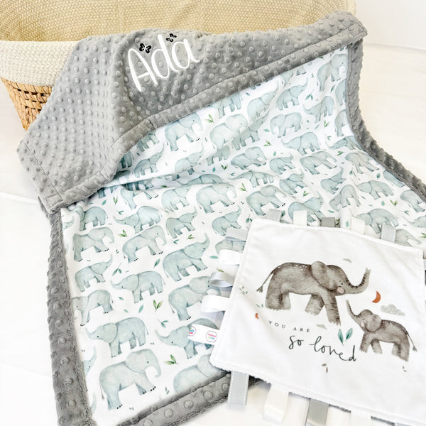 Elephant Blanket Bundle - The Cuddle Company