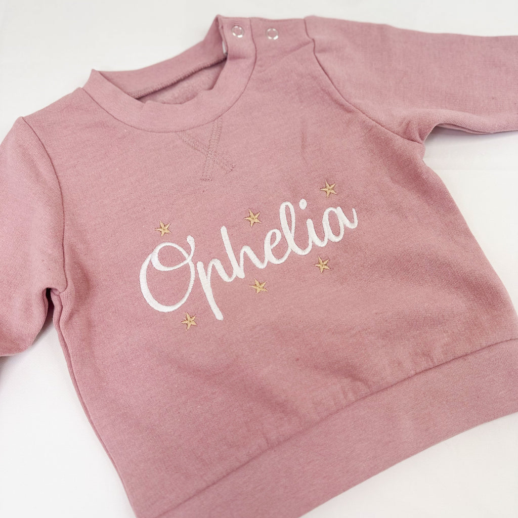 PRE-ORDER Personalised Sweatshirt (Pink) - The Cuddle Company
