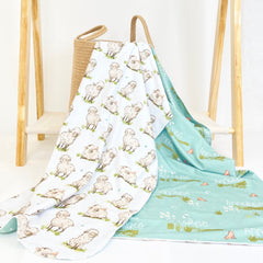 Baa Swaddle Blanket