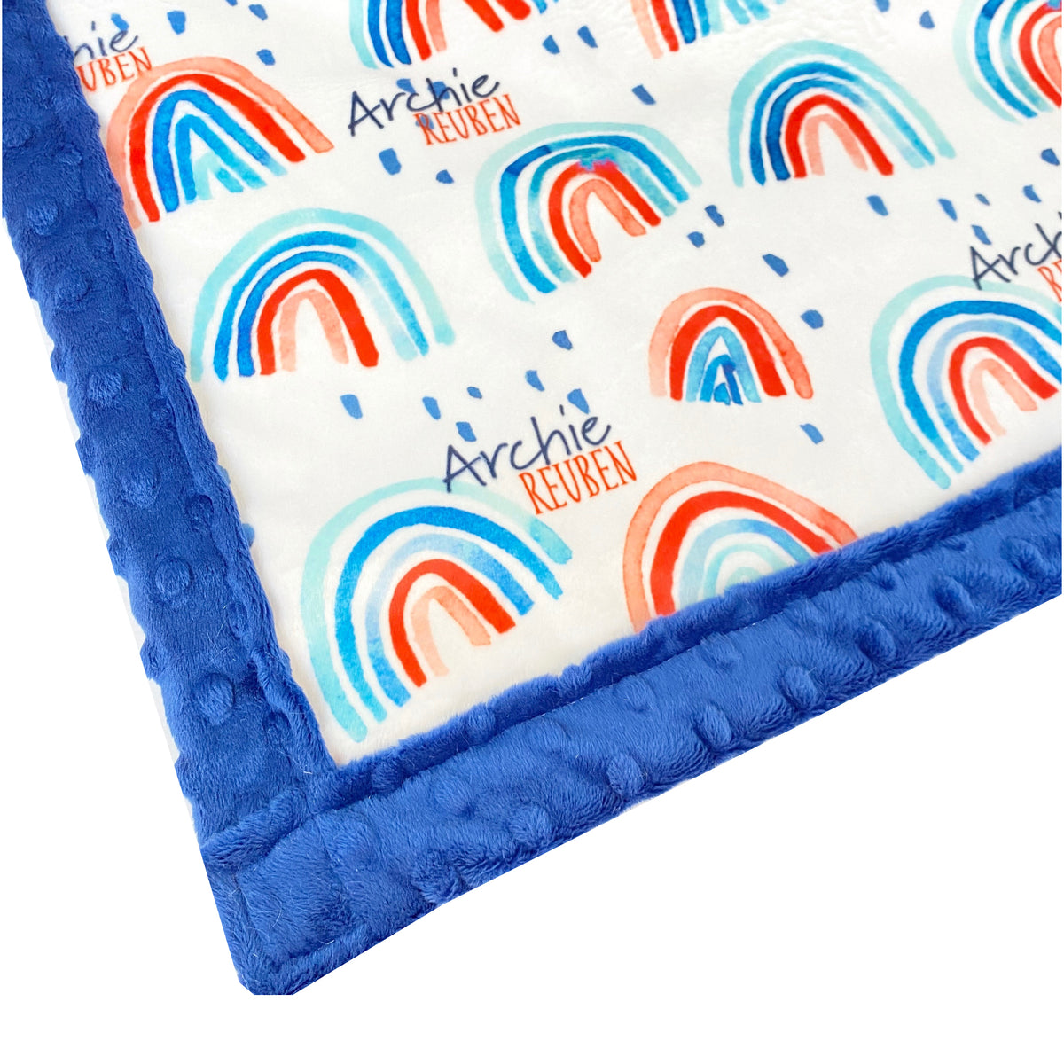 Rainbow Baby Blanket Personalised Gifts The Cuddle Company